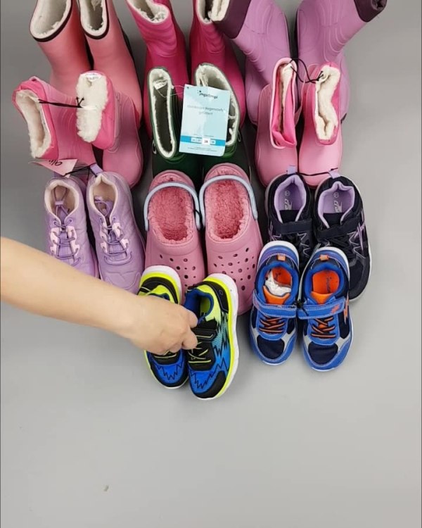 Фотография  744 - Обувь ALDI дети лето#10 кг, ЛОТ №4456 оптом в Анадыри и Чукотском АО