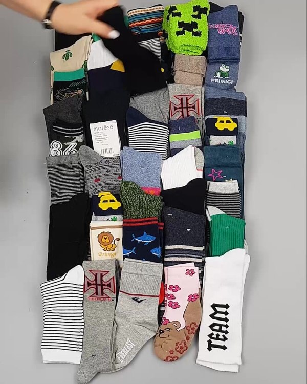 Фотография  101 - Носки дети СТОК зима#5 кг, ЛОТ №4870 оптом в Анадыри и Чукотском АО