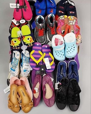 Фотография  736 - Обувь детская СТОК Summer#7,85 кг, ЛОТ №6196 оптом в Анадыри и Чукотском АО