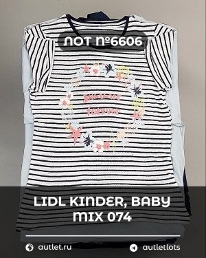 Купить LIDL Kinder Baby Winter 074#7 кг, ЛОТ №6606 оптом в Анадыри и Чукотском АО