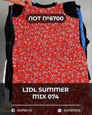 Купить LIDL Summer mix 074#15 кг, ЛОТ №6700 оптом в Анадыри и Чукотском АО