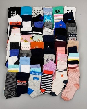 Купить Носки дети СТОК лето#5 кг, ЛОТ №6993 оптом в Анадыри и Чукотском АО