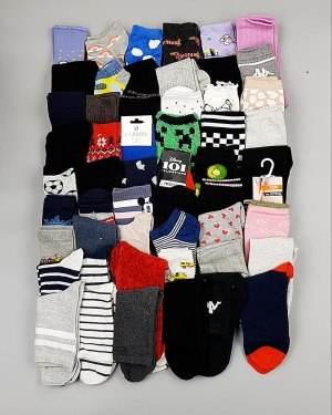 Купить Носки дети СТОК зима#5 кг, ЛОТ №6989 оптом в Анадыри и Чукотском АО