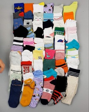 Купить Носки дети СТОК лето#5 кг, ЛОТ №6992 оптом в Анадыри и Чукотском АО