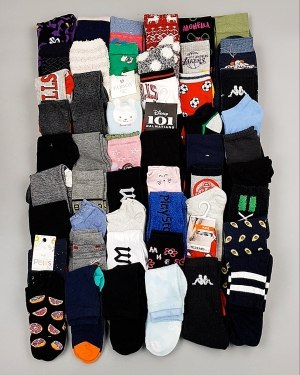 Купить Носки дети СТОК зима#5 кг, ЛОТ №6988 оптом в Анадыри и Чукотском АО