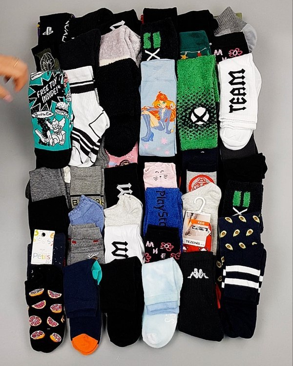 Фотография  117 - Носки дети СТОК зима#5 кг, ЛОТ №6988 оптом в Анадыри и Чукотском АО