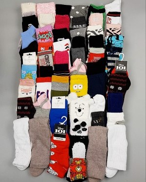 Купить Носки дети СТОК зима#5 кг, ЛОТ №6986 оптом в Анадыри и Чукотском АО