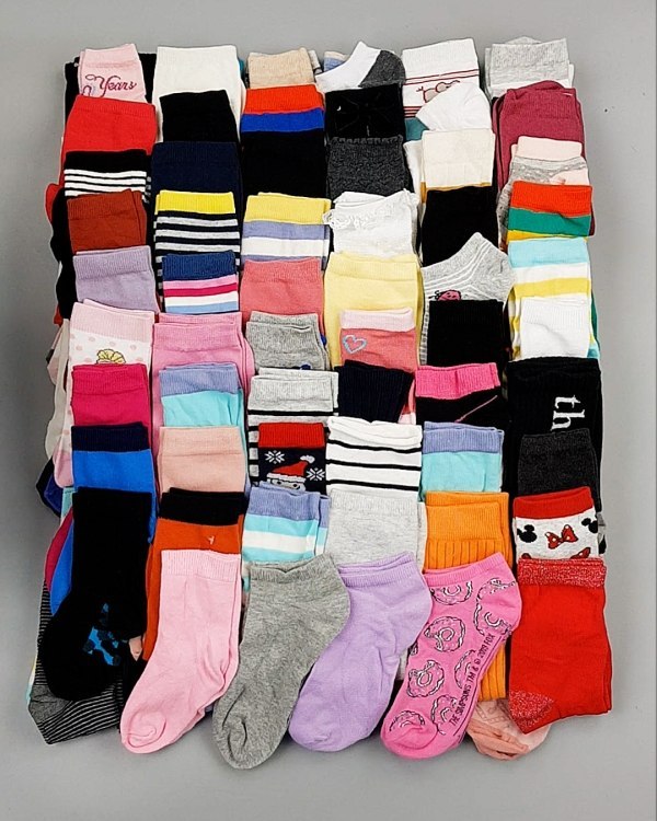 Фотография  514 - Носки дети СТОК лето#5 кг, ЛОТ №6993 оптом в Анадыри и Чукотском АО