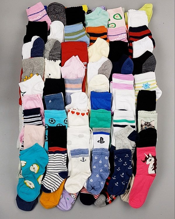 Фотография  525 - Носки дети СТОК лето#5 кг, ЛОТ №6992 оптом в Анадыри и Чукотском АО