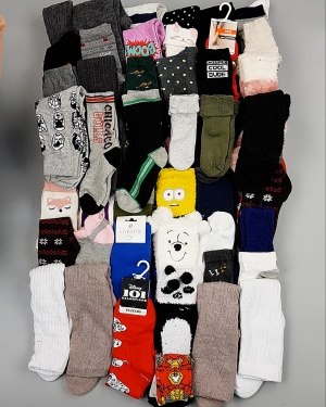 Фотография  913 - Носки дети СТОК зима#5 кг, ЛОТ №6986 оптом в Анадыри и Чукотском АО