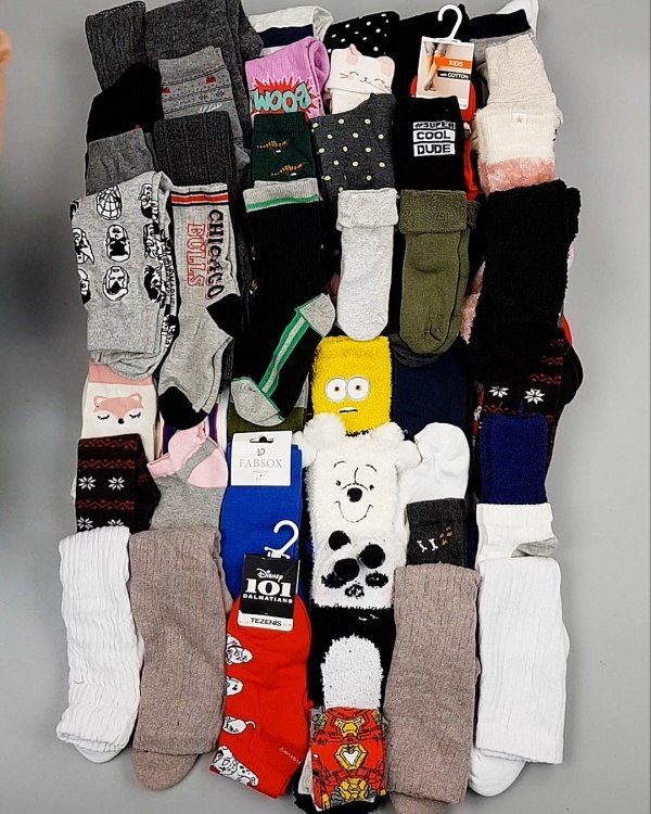 Фотография  836 - Носки дети СТОК зима#5 кг, ЛОТ №6986 оптом в Анадыри и Чукотском АО