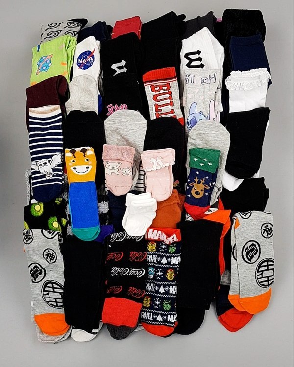 Фотография  818 - Носки дети СТОК зима#5 кг, ЛОТ №6989 оптом в Анадыри и Чукотском АО