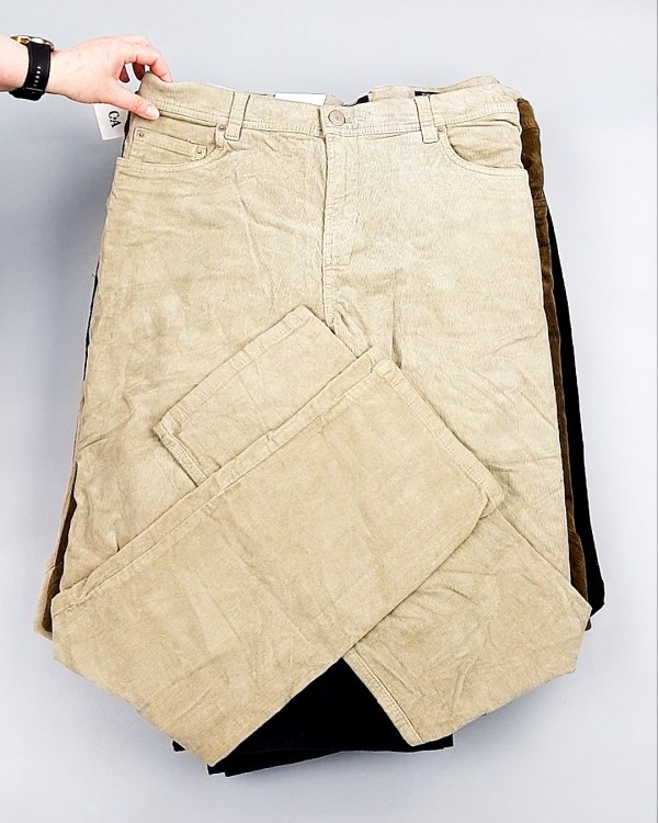 Фотография  822 - Брюки вельветовые м/ж C&A 025#10 кг, ЛОТ №8031 оптом в Анадыри и Чукотском АО