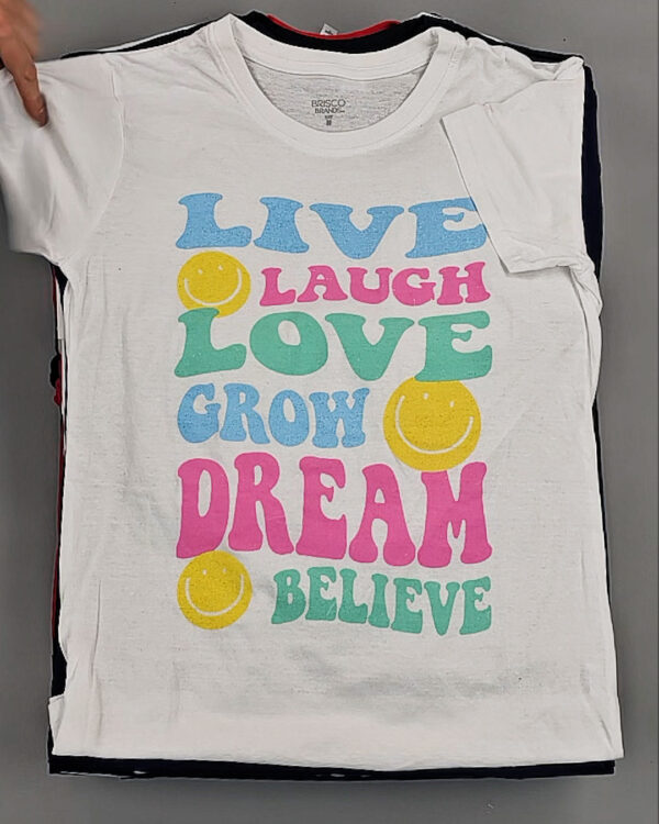 Фотография  361 - Футболки м/ж (Printed T-Shirts New)#5 кг, ЛОТ №8913 оптом в Анадыри и Чукотском АО