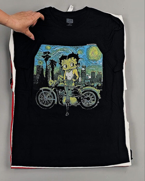 Фотография  254 - Футболки м/ж (Printed T-Shirts New)#5 кг, ЛОТ №8913 оптом в Анадыри и Чукотском АО