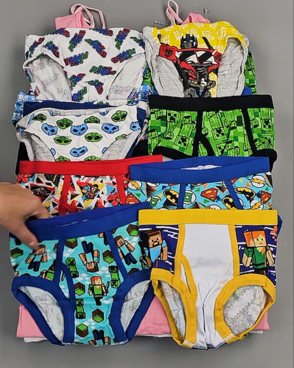 Фотография  942 - Нижнее белье LIDL Kids#3,4 кг, ЛОТ №8959 оптом в Анадыри и Чукотском АО