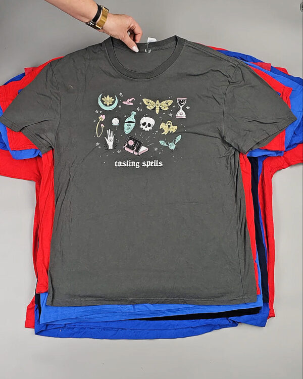 Фотография  835 - Футболки м/ж (Super T-Shirts Printed)#10 кг, ЛОТ СХ-0271 оптом в Анадыри и Чукотском АО